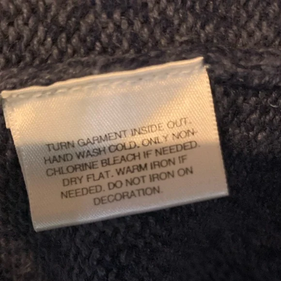 Vintage Ugly Christmas Sweater Mittens Cardigan - Picture 12 of 13